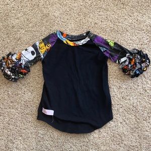 Nightmare Before Christmas Girls Raglan size 3